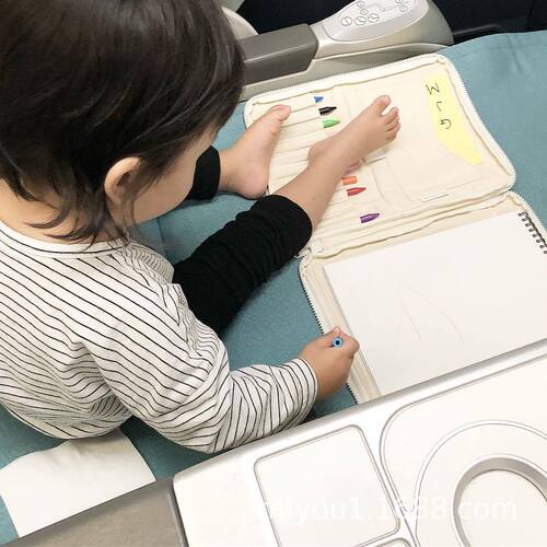 INS-style Kids' Canvas Pencil Case, Large-Capacity Crayon Organizer, Multi-Functional Stationery Bag, Versatile Brush Pouch