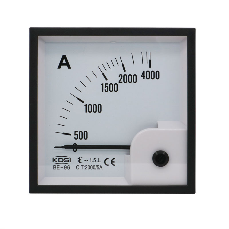 厂家供应 指针电流表BE-96 AC2000/5A配互感器使用电表