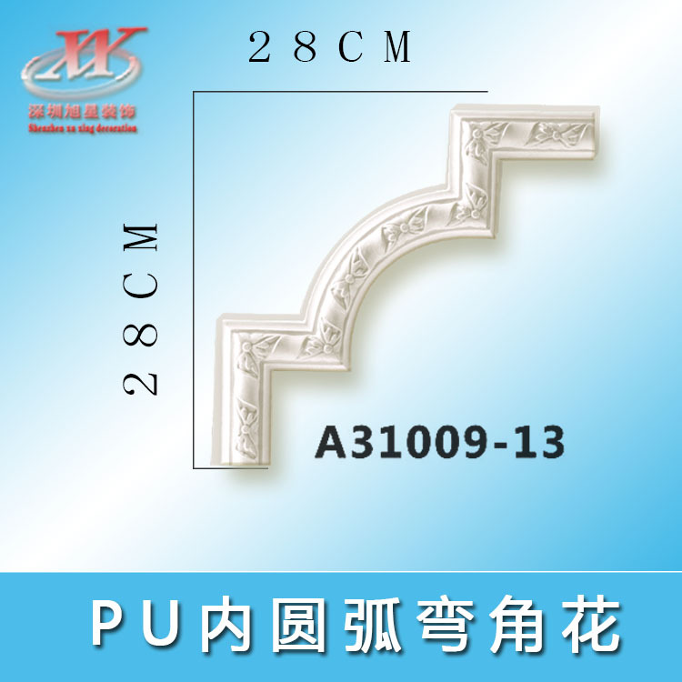 厂家直销PU平线弯角 欧式装饰弯角花其他装饰线板批|ms