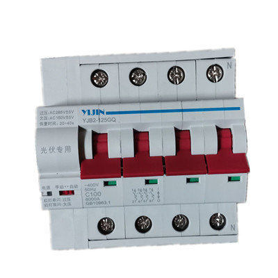 Three-phase automatic Reclosing Photovoltaic dedicated 4P100A Trip Circuit breaker switch