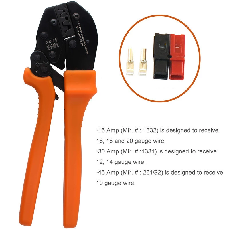 TC-1 Инструмент для обжима кабельных клемм Anderson 15/30/45 Клещи для обжима Powerpole AMP-153045