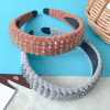 Demi-season crystal, headband, hair accessory, Korean style, South Korea, internet celebrity, simple and elegant design