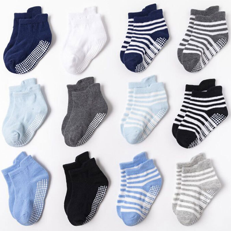 亞馬遜wish蝦皮防滑點膠兒童襪子春夏秋男女寶寶純棉般襪批發
