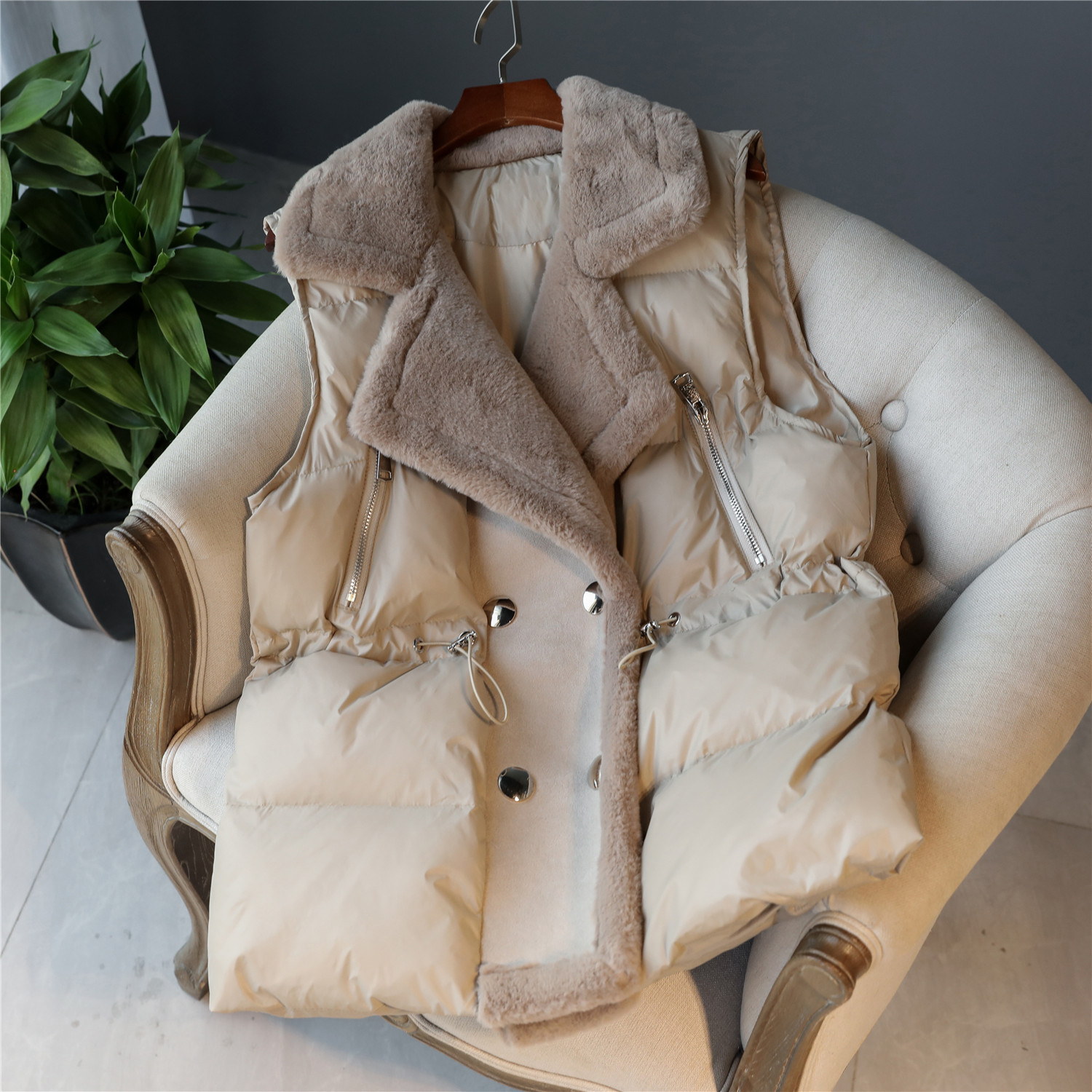Gilet femme en coton - Ref 3434731 Image 3