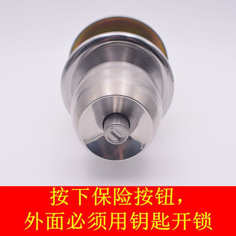 High quality stainless steel ball lock full copper core large handle foam box inner door room door bedroom door cylindrical ball lock