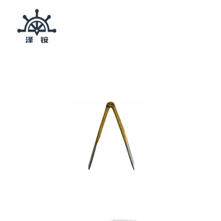 Морская угловая диаграмма два угловых калибра 170, 200 мм Морской медный Калибр 371012/3 медные Калибровочные компасы