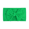 Fashionable children's headband with bow, soft nylon tights, European style, 20 colors