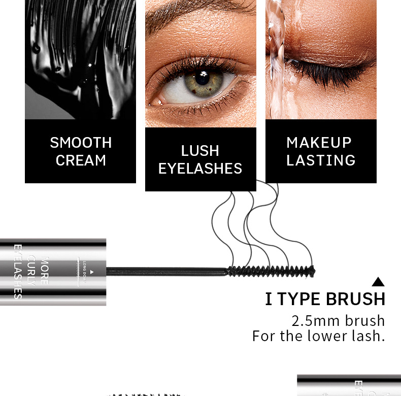 36g Weight Mascara Type Of Cosmetics Plastic Material Solid Color Pattern Fashion Style Fashion Solid Color Plastic Mascara 6