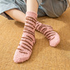 Demi-season coral velvet keep warm socks, increased thickness