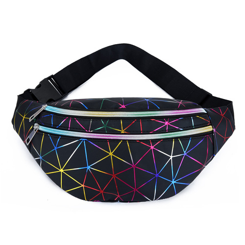 Ladies Waist Bag Mobile Phone Waist Bag New Chest Bag Factory Wholesale Dropshipping  Instagram Fashion Laser Waist Bag