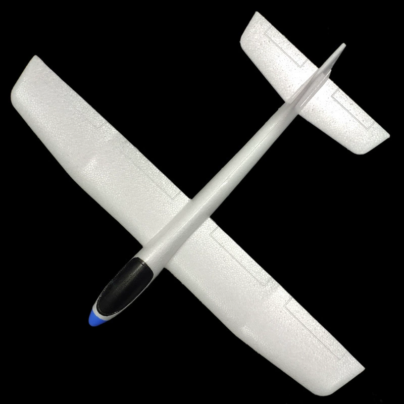 Big airplane from foam, toy, flashing light, handmade