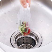 100只過濾網防殘渣堵塞隔水袋洗菜水切袋 水槽垃圾過濾網