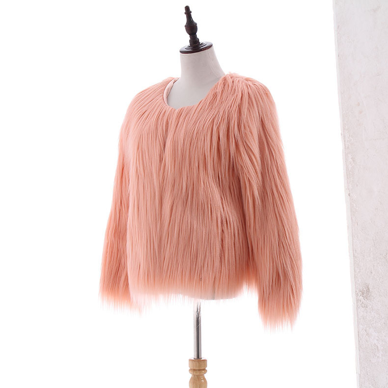 Women's imitation fur coat imitation fur coat_voghion.com