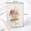 GZ Korean Creative Stationery Ning Ju Wanhua Cong Da Card Teacher's Day Parents' Day Wishes Birthday Dried Flower Card