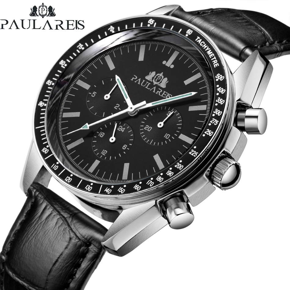 Fully Automatic Mechanical Multi-Function Strong Luminous Steel Strap Men's Watch AUTOMATIC WATCH_voghion.com