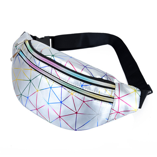 Ladies Waist Bag Mobile Phone Waist Bag New Chest Bag Factory Wholesale Dropshipping  Instagram Fashion Laser Waist Bag