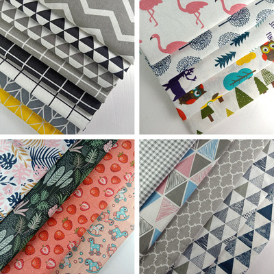 厂家供应 棉麻布印花桌布收纳布 收纳面料 定制防水PE覆膜布 现货