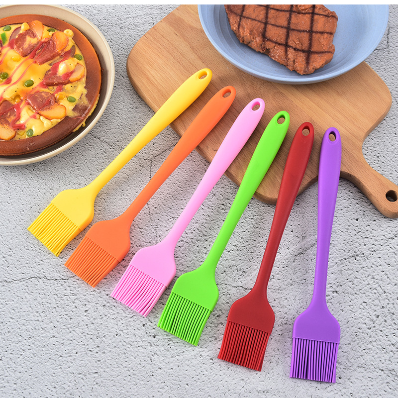All-inclusive silicone oil brush large small bbq Barbecue brush integrated silicone brush Silicone sweep spot