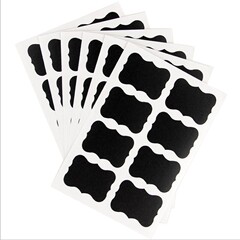 Alibaba.com Hot Selling Glass Bottle Labels, Sticky Notes Small Blackboard Labels, Decorative Message Blackboard Paper