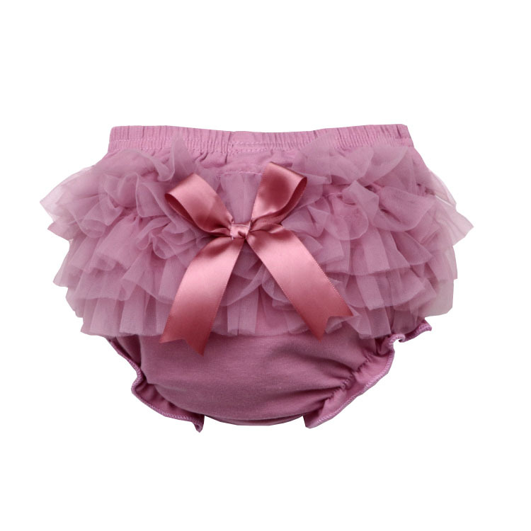 Bow Mesh Cute Shorts Infant Korean Children's Clothing Studio Photo Clothing Men's And Women's Baby Briefs