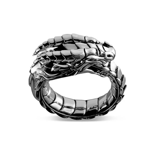 Bague En Alliage De Style Ethnique Dragon Mythique Nordique Rétro Nidhogg display picture 2