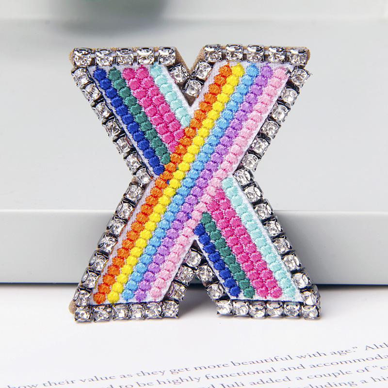 Simple Style Letter Rhinestone Embroidery Women's Brooches 1 Piece display picture 32