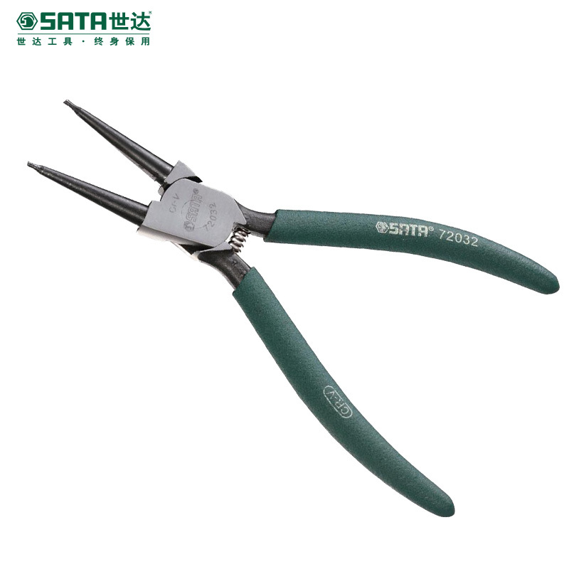 72032德式穴用直口卡簧钳7"