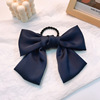 Brand hairgrip with bow, elegant hairpin, Korean style, internet celebrity