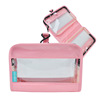 Vietnam factory customized travel Wash bag Cosmetic Hanging type Wash bag pink portable Storage bag