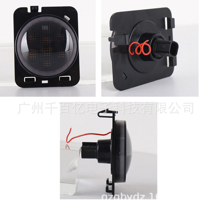 Fit Jeep Wrangler 06-17 Wheel Mold Light Strip DRL Daytime Running Lamp Jeep Wheel Brow Turn Signal Modification Light
