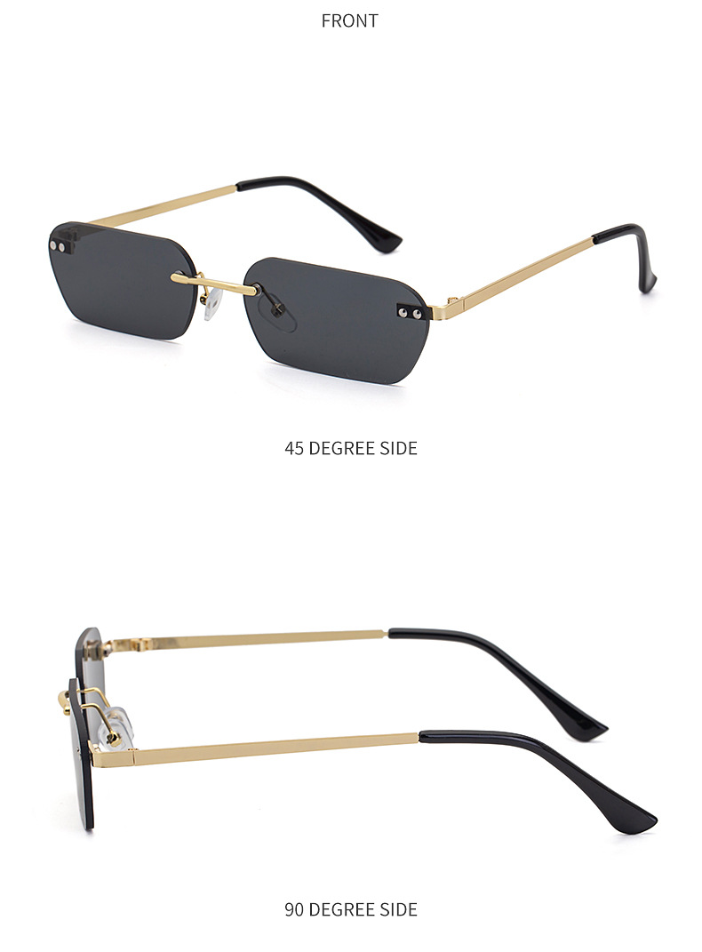 Wholesale Fashion Rimless Sunglasses display picture 1