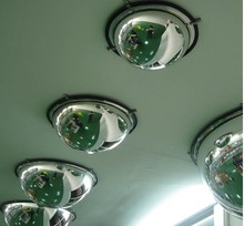 40CM球面鏡 車間反光鏡 室內凸面鏡 廠房吊頂半球廣角鏡 半球面鏡
