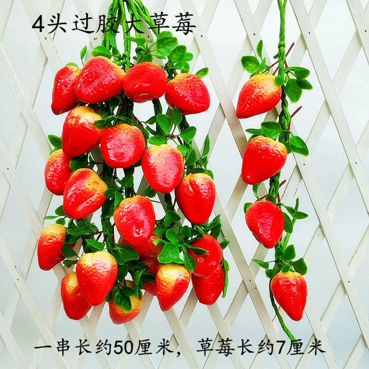 Vegetable model pendant fruit and vegetable window fake vegetable corn chili pepper, garlic decoration farmhouse fake fake