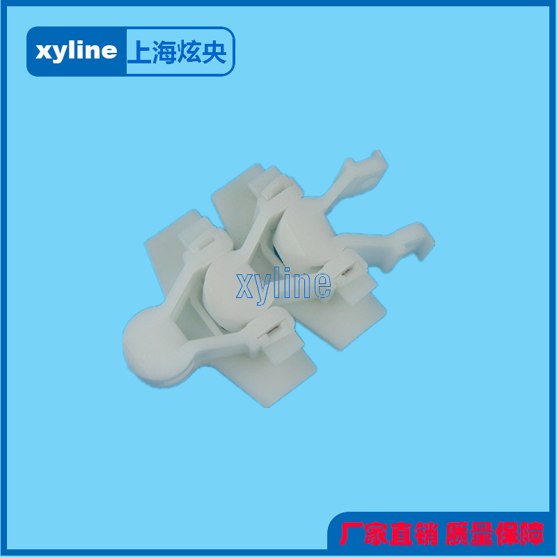 880F附橡胶的链板83宽弹性体齿形链夹瓶链提升链