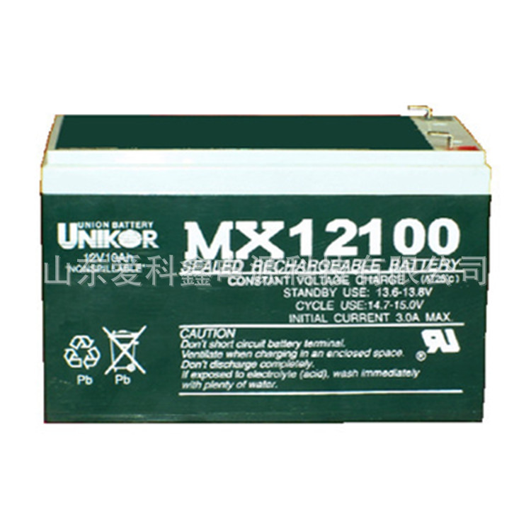友联蓄电池MX12100 12V100AH铅酸UPS电源电梯监控免维护储能电瓶