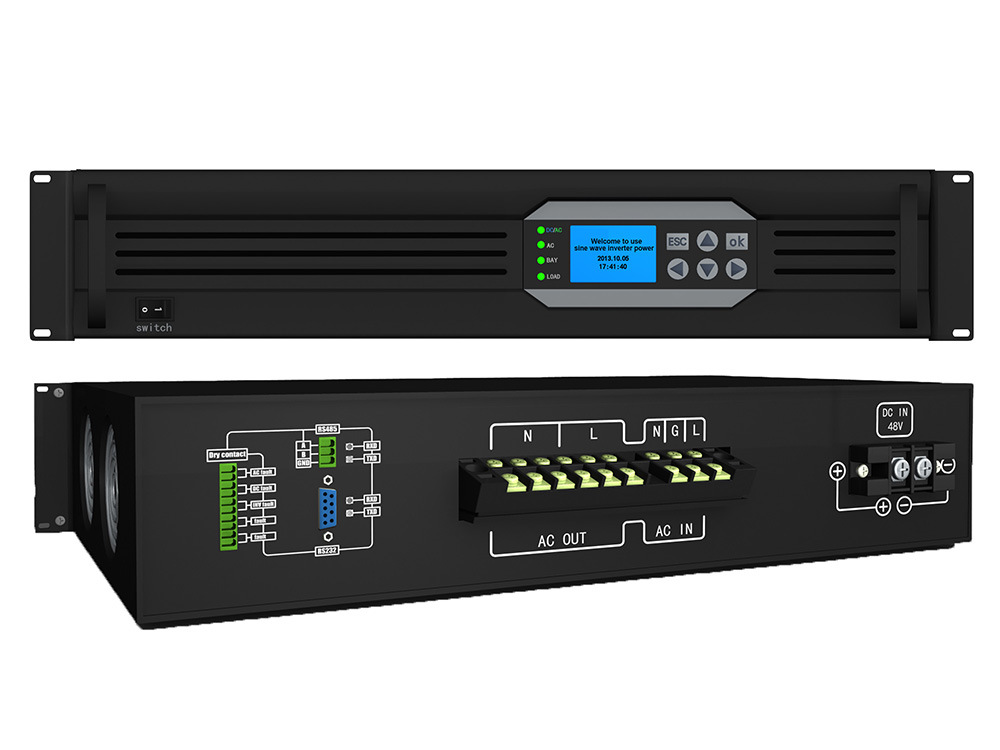 正弦波逆变UPS电源5000W/5KVA直流DC48V110V220V转AC220V110V120V