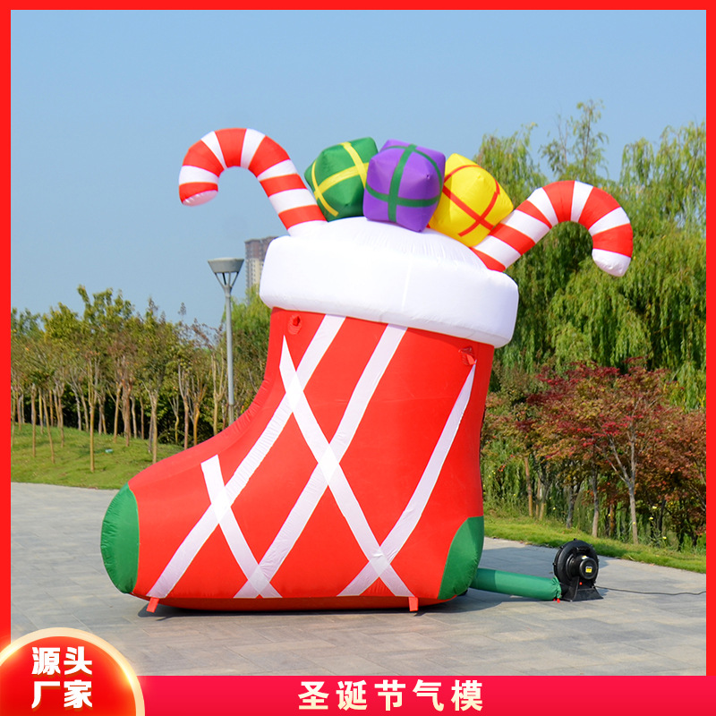 圣诞节气模圣诞树气模圣诞雪人圣诞火车充气圣诞气模充气圣诞老人