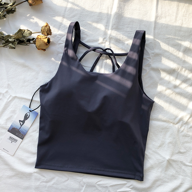 196g Weight Sleeveless Sleeve Length Nylon, Spandex Fabric Type Regular Top Length Vest Tops Type Fitness, Yoga Occasion U Neck Neckline Solid Color Pattern Casual, Sport Style Style Casual Sport Style Solid Color Nylon Spandex U Neck Active Tops Vest 9