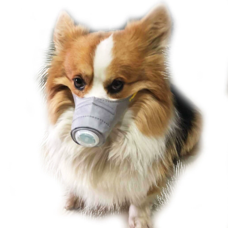Домашнее животное Маленькая собака на выход Anti-Haze Dog Mask Дышащий рукав для рта собаки 3 шт.