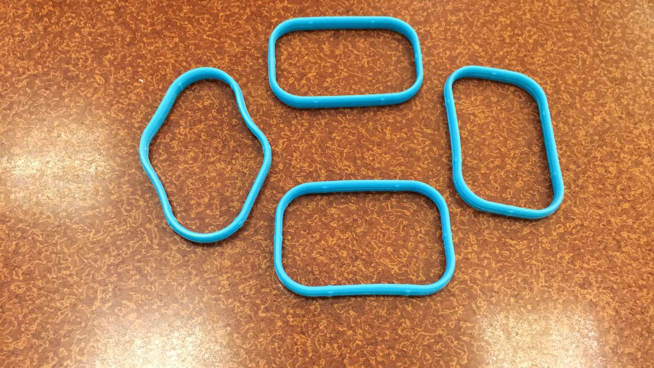 适用克莱斯勒Jeep牧马人3.6蓝色进气歧管垫/5184562AC汽车配件