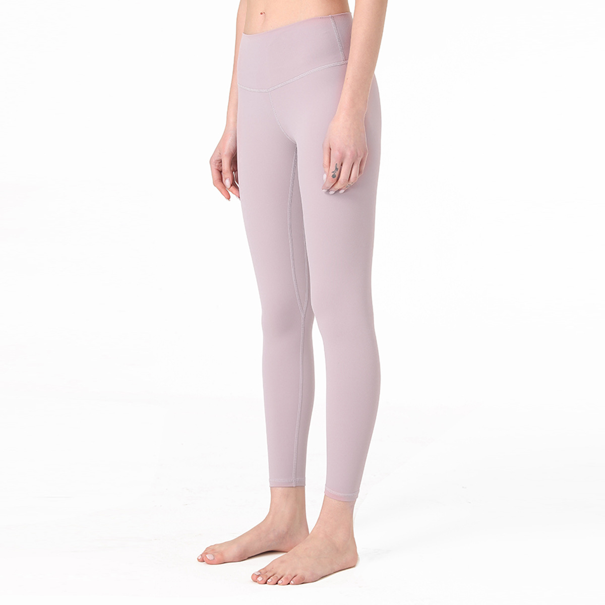 nude high waist tight elastic fitness pants NSNS22027