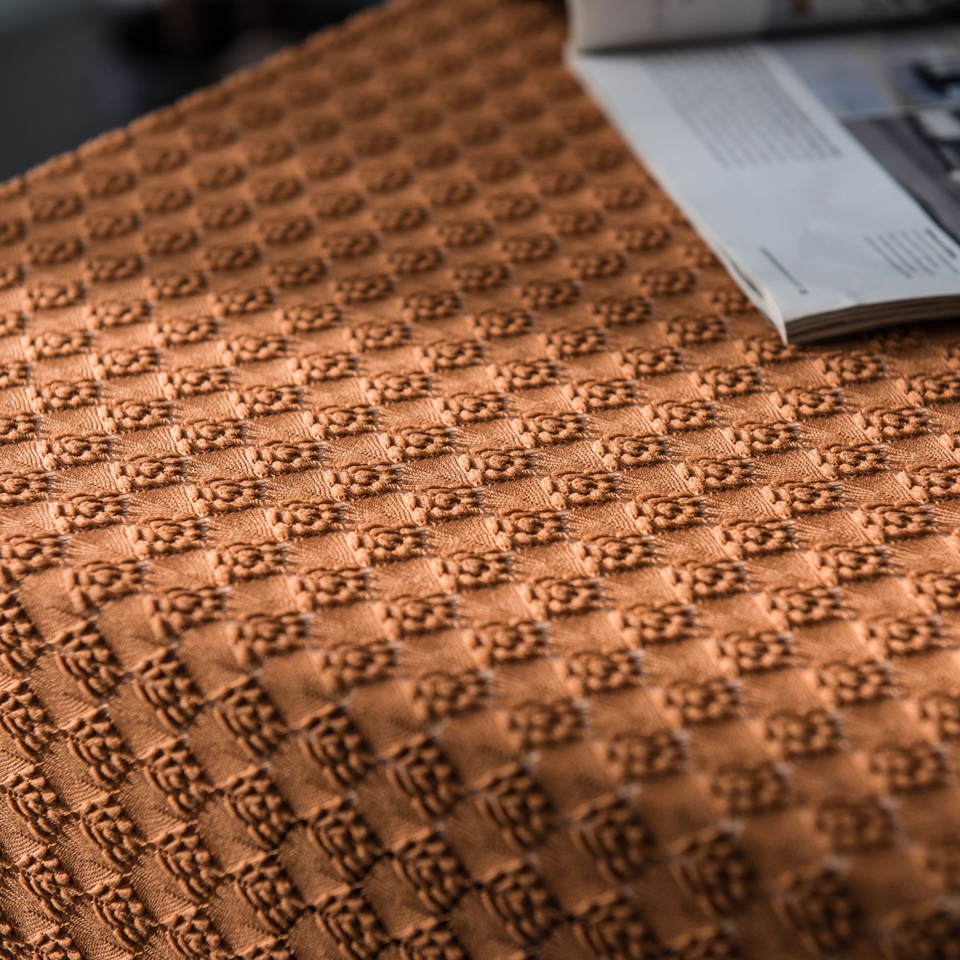 法式复古提花蕾丝桌布家用长方形茶几餐桌布艺镂空厂家直销