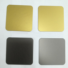 304不銹鋼冷軋板 裝飾用不銹鋼薄板 鏡面拉絲 香檳色彩色不銹鋼板