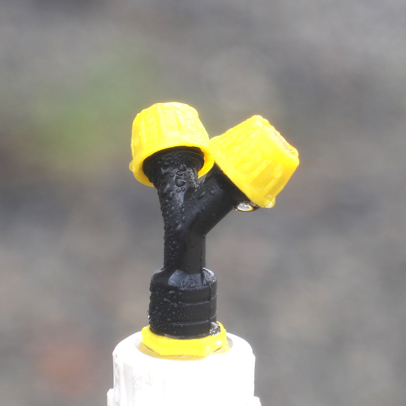 4 puntos pulverización cruzada polvo plástico micro pulverización de agua atomización humidificación de polvo enfriamiento sitio de construcción cerco de prevención de polvo no incluido impuestos