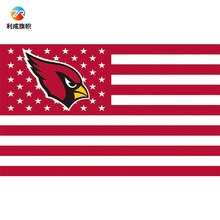 NFL亚利桑那红雀旗 Arizona Cardinals flag 双线缝纫 亚马逊货源