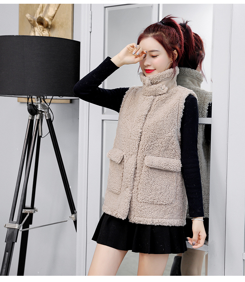 Gilet femme en Fausse laine - Ref 3434710 Image 27