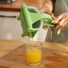 多功能雙層檸檬夾二合一塑料水果榨汁器手動榨汁機壓汁器批發