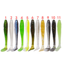 Soft Paddle Tail Fishing Lures Soft Baits Bass Trout Fresh Water Fishing Lure