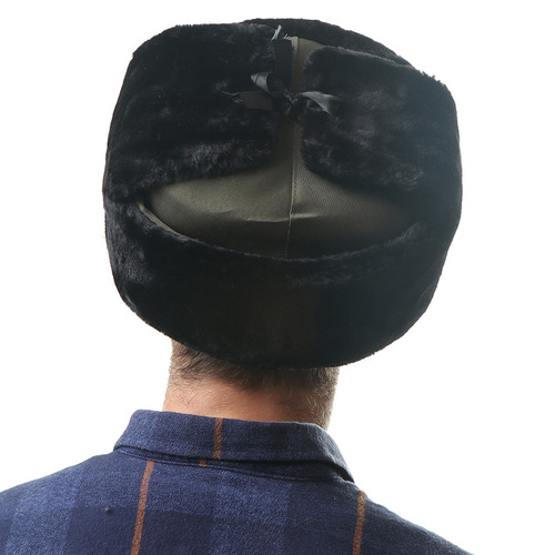 Soviet emblem Lei Feng hat outdoor cold protection Northeastern thickened velvet men and women winter cycling warm ear protection cotton hat