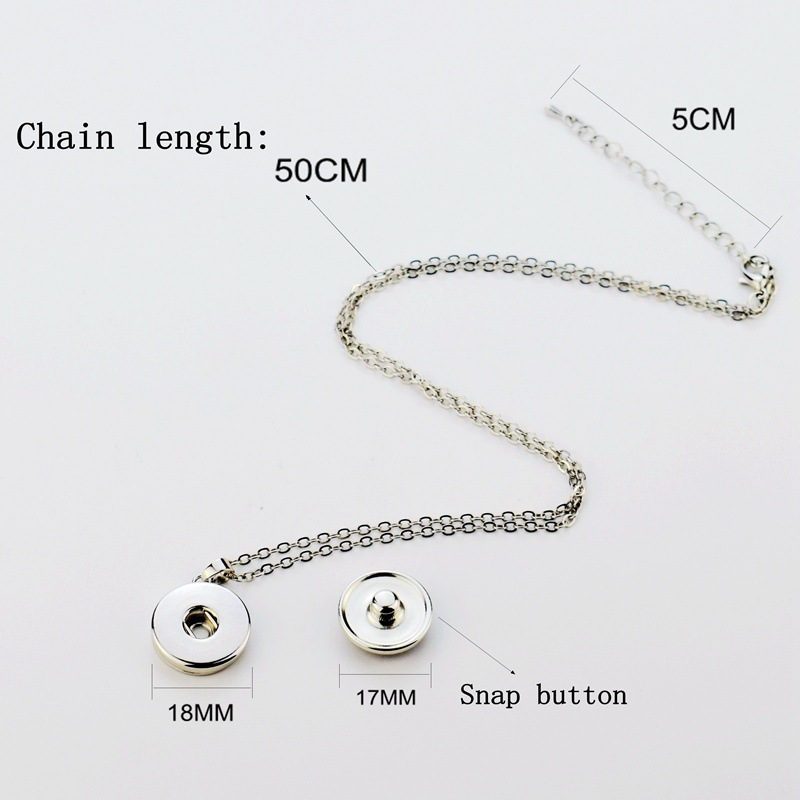Snap Silver Necklace